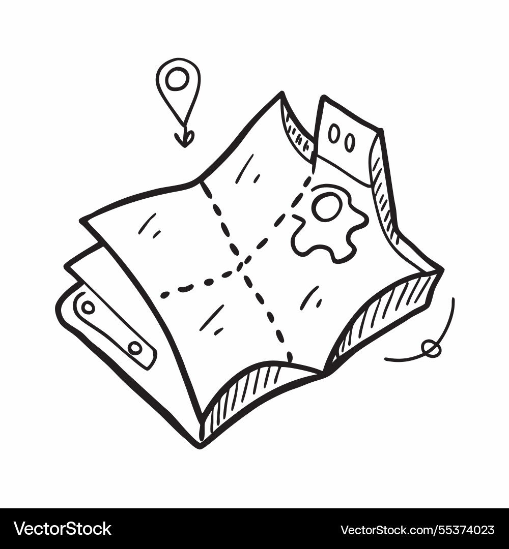 Flat design as map icon with copy space Flat design as map icon with copy space vector image