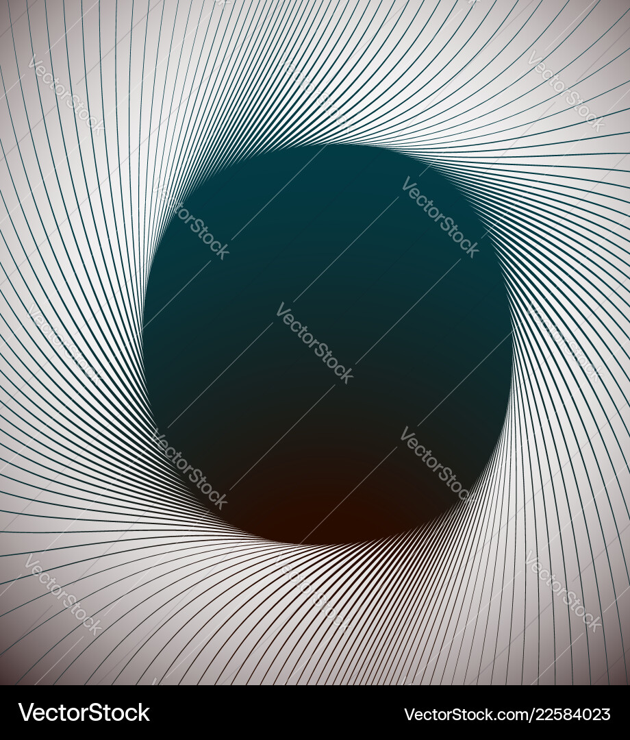 Geometric element with radial lines abstract art Geometric element with radial lines abstract art vector image