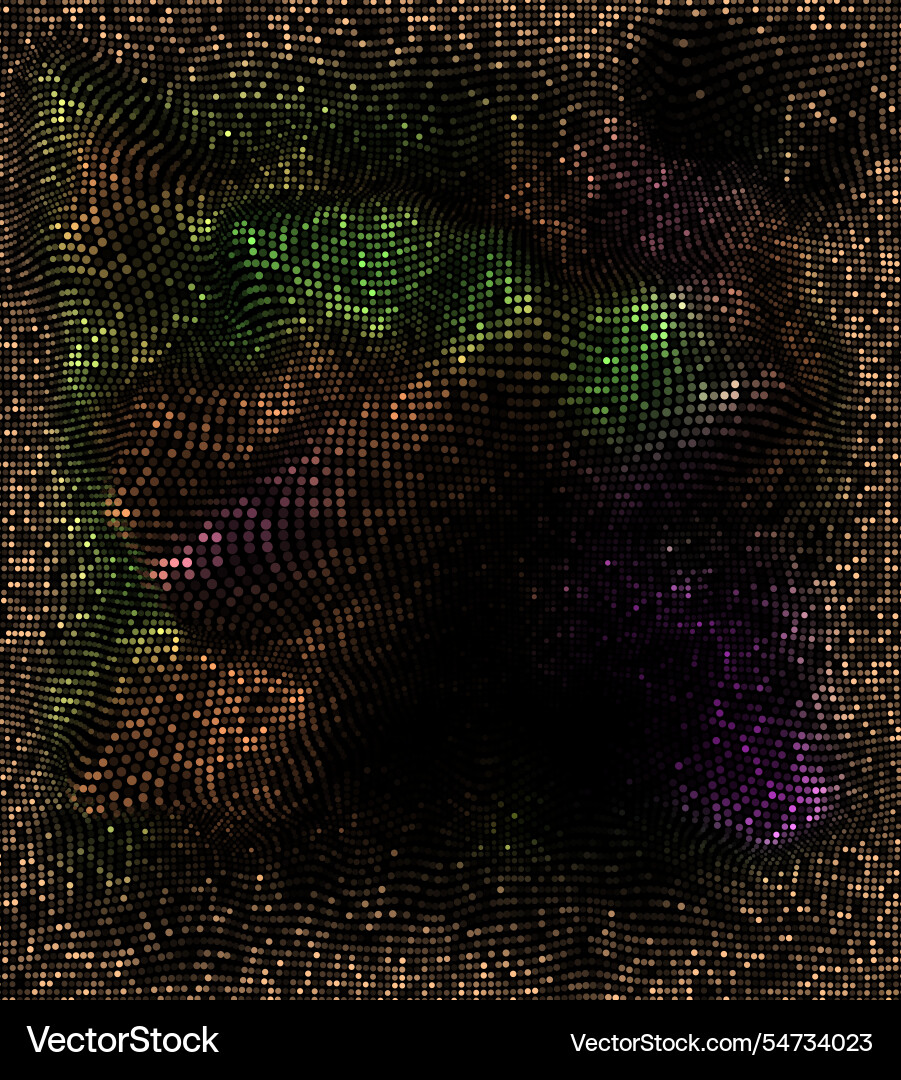 Image is a surface made up of multi-colored dots Image is a surface made up of multi-colored dots vector image