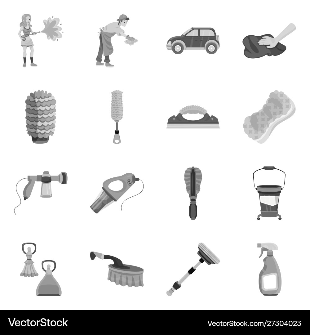 Isolated object detergent and service sign set Isolated object detergent and service sign set Vector Image
