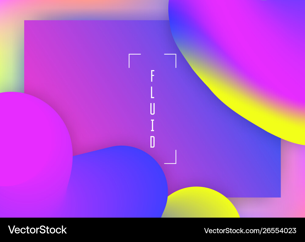 Liquid fluid with dynamic elements and shapes Liquid fluid with dynamic elements and shapes vector image