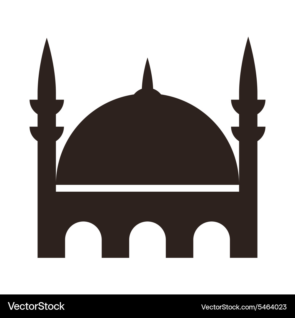 Moschee Icon Lizenzfreies Vektorbild - VectorStock