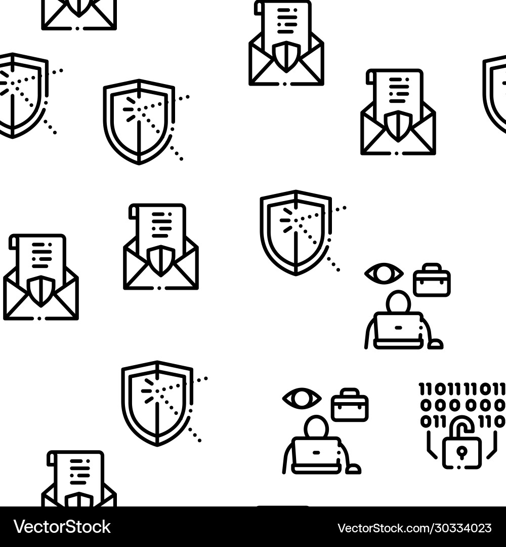 Pentesting software seamless pattern Pentesting software seamless pattern vector image