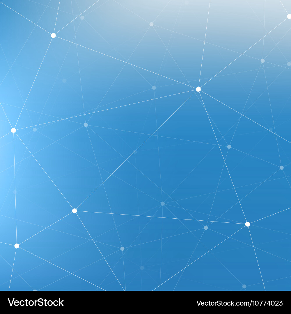 Structure molecule atom dna and communication Vector Image