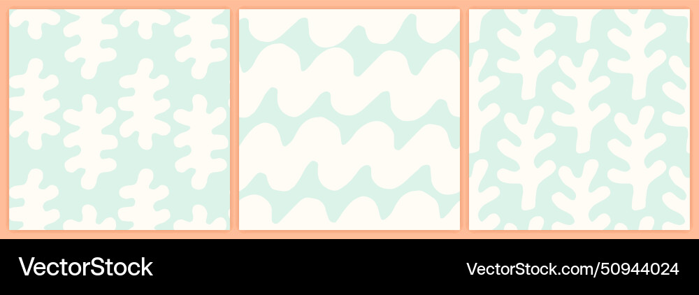 Abstract shapes seamless pattern set in a muted Abstract shapes seamless pattern set in a muted Vector Image