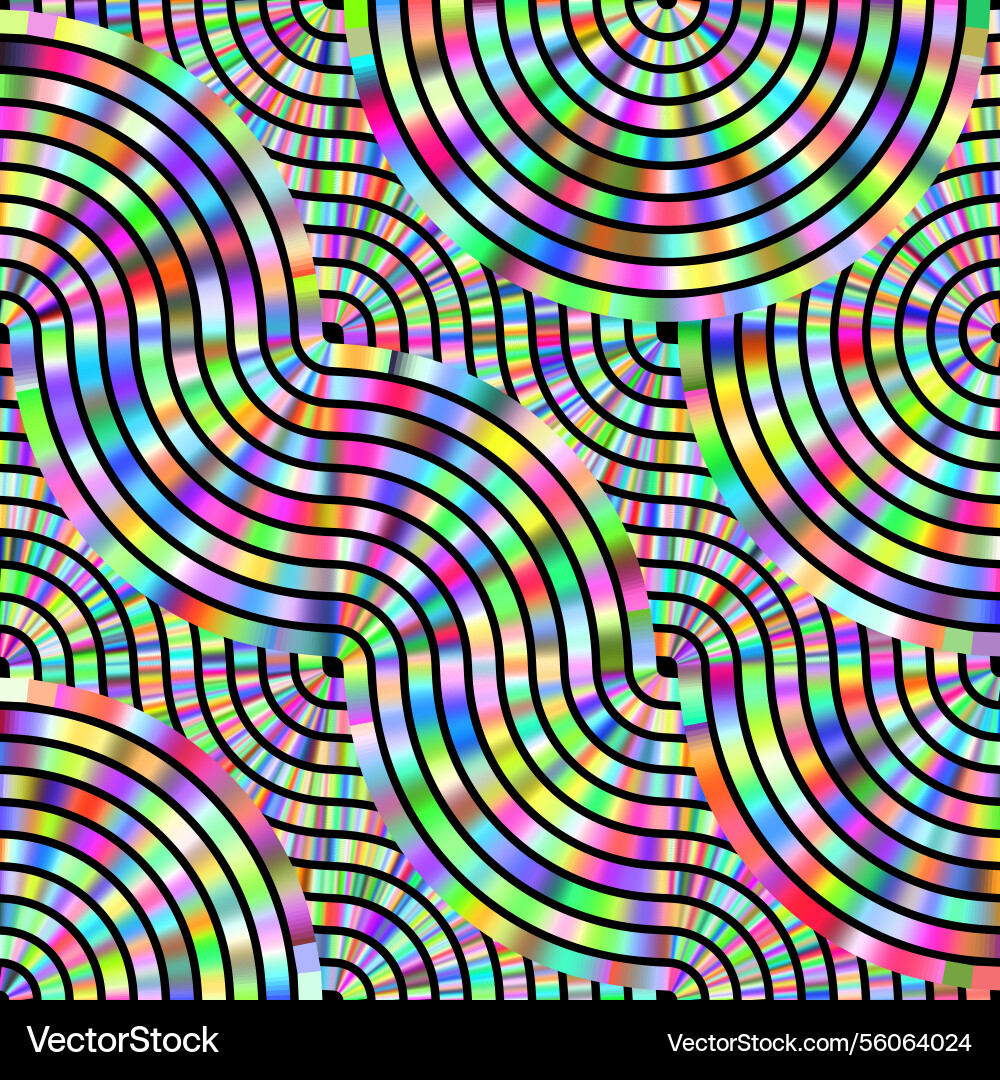 An abstract pattern of multi-colored concentric An abstract pattern of multi-colored concentric vector image