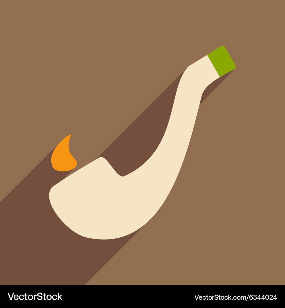 Flat with shadow icon and mobile application Vector Image