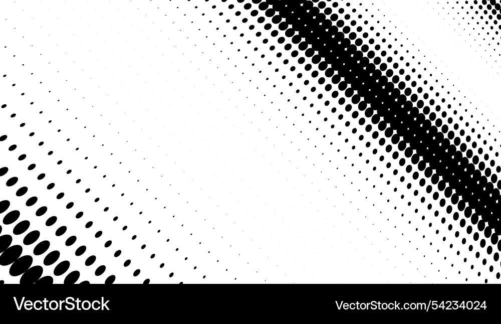 Halftone pattern with black dots arranged Halftone pattern with black dots arranged vector image