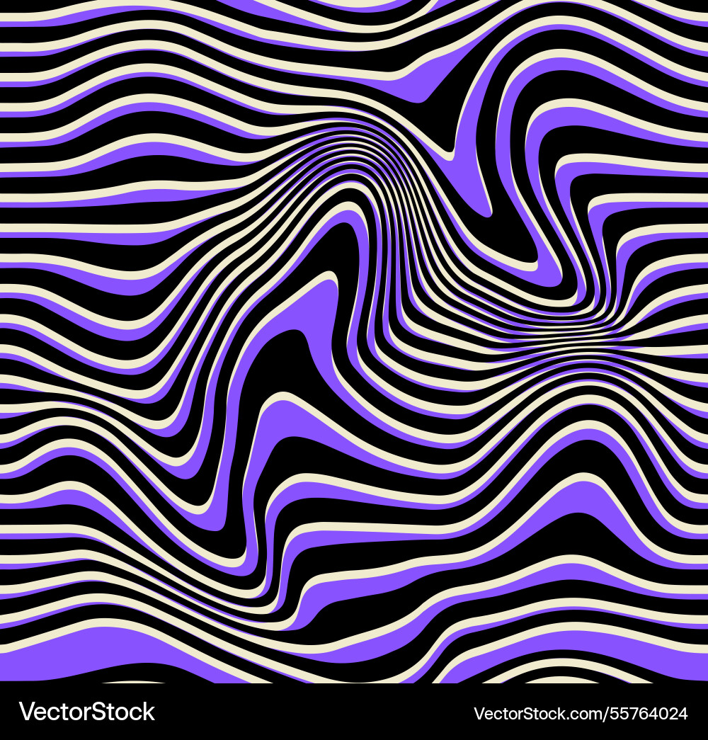 Illusion seamless pattern psychedelic repeating Illusion seamless pattern psychedelic repeating vector image