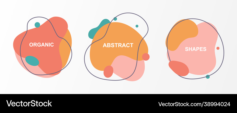 Minimal Abstract Shapes vector image