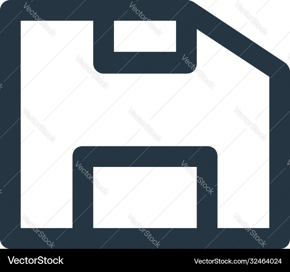 Save file icon isolated on white background Save file icon isolated on white background vector image