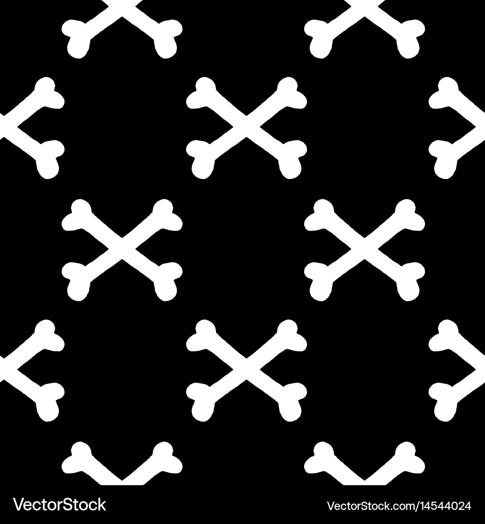 Skull with cross-bones vector image