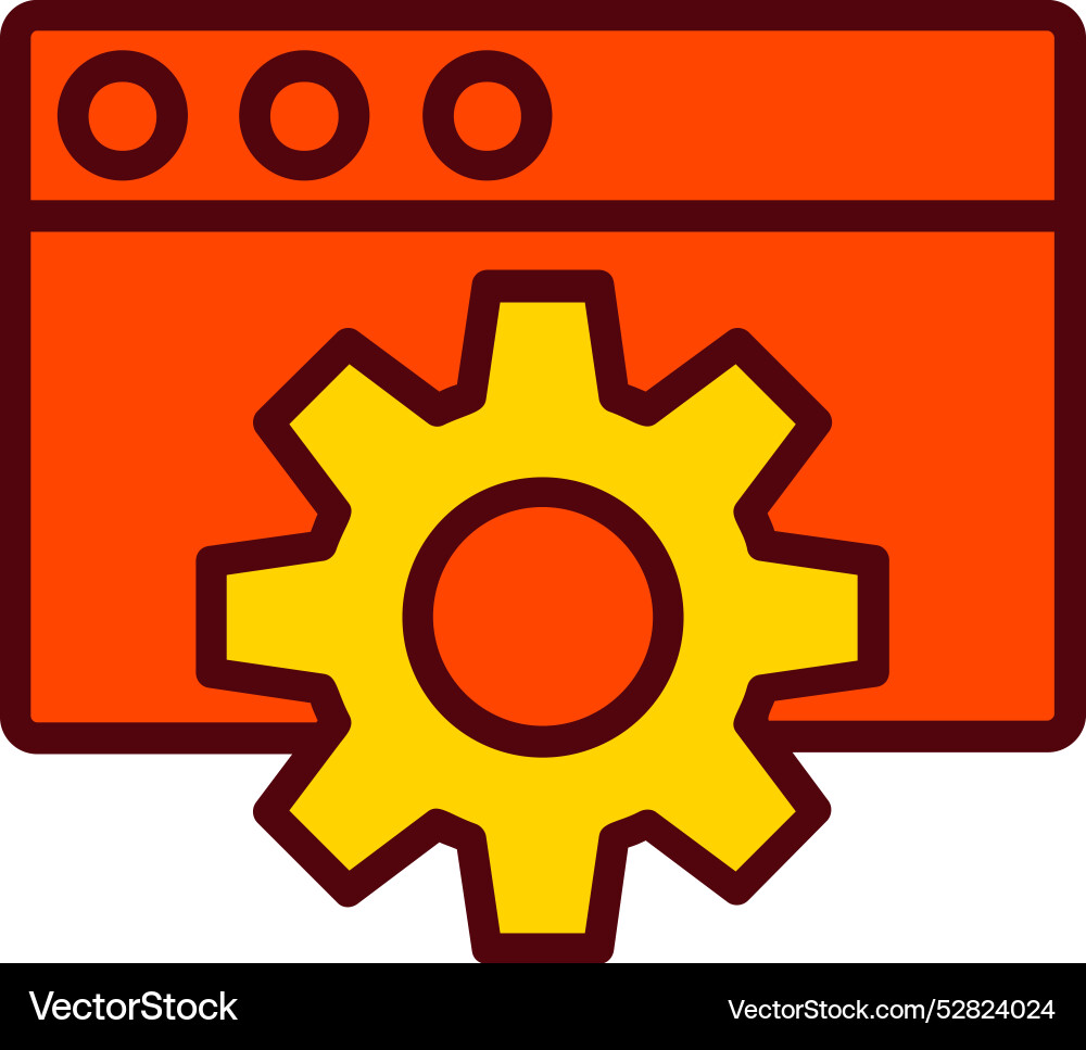 Web setting icon design Vector Image