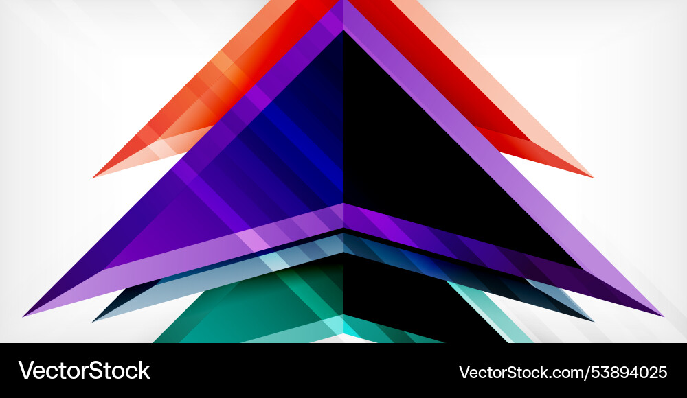 Abstract background color triangles and arrows Abstract background color triangles and arrows Vector Image