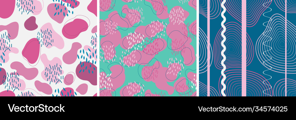Abstract modern background seamless pattern Vector Image
