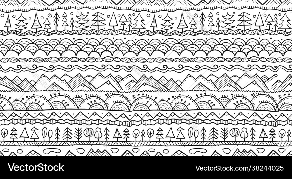 Abstract nature seamless pattern for your design Abstract nature seamless pattern for your design vector image