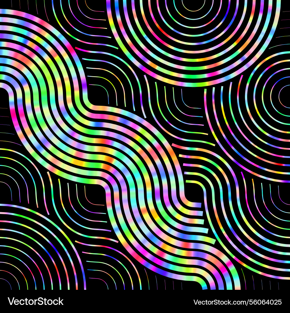 An abstract pattern of multi-colored concentric An abstract pattern of multi-colored concentric vector image