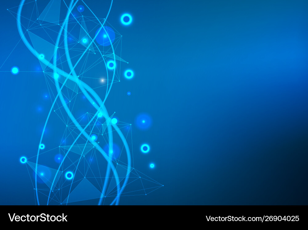 Big data visualization background modern Big data visualization background modern vector image