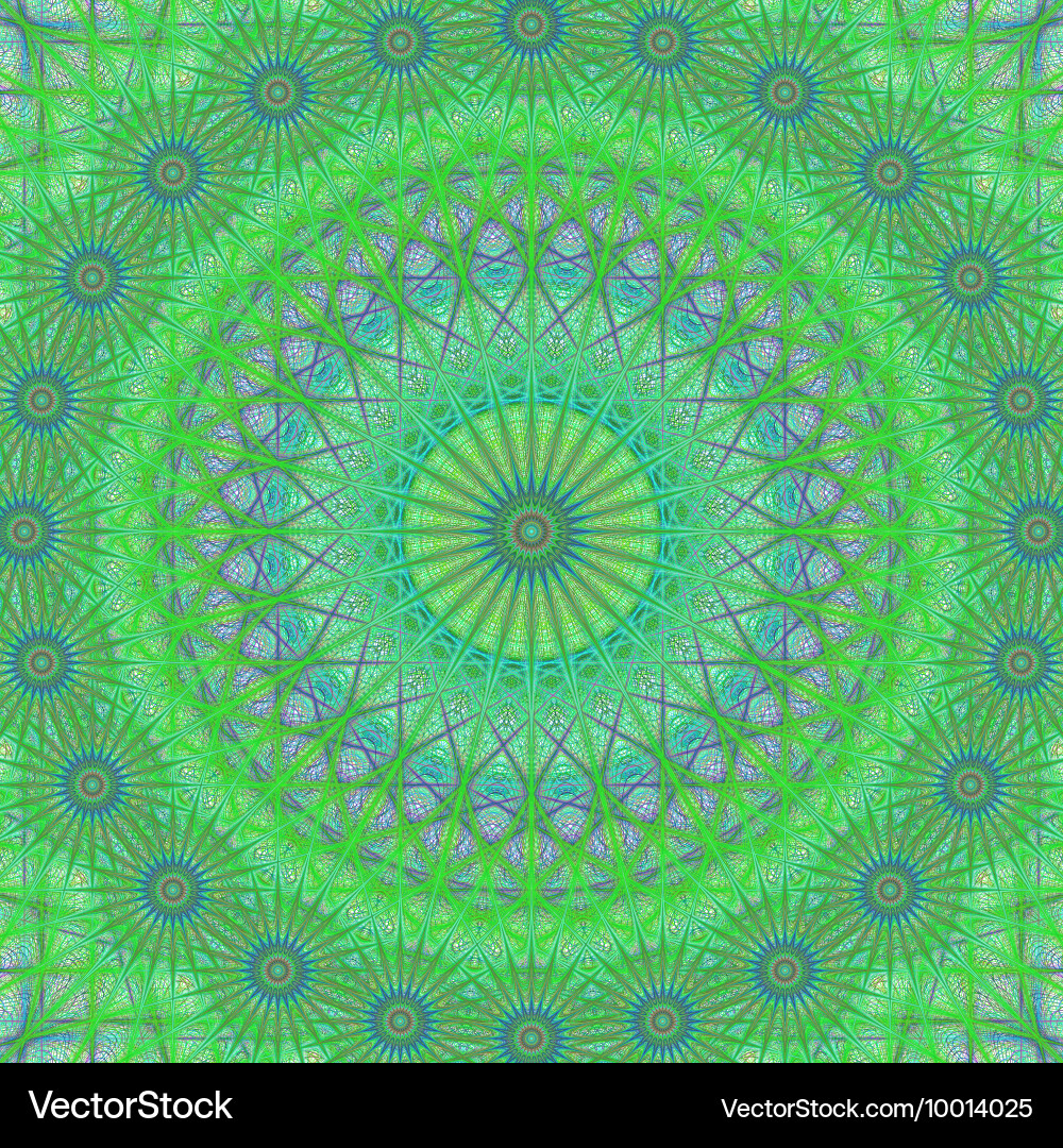 Fractal design patterned background vector image
