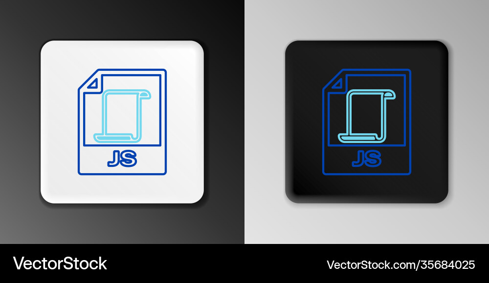 Zeile js Datei Dokument herunterladen Schaltfläche Symbol Zeile js Datei Dokument herunterladen Schaltfläche Symbol vektorbild