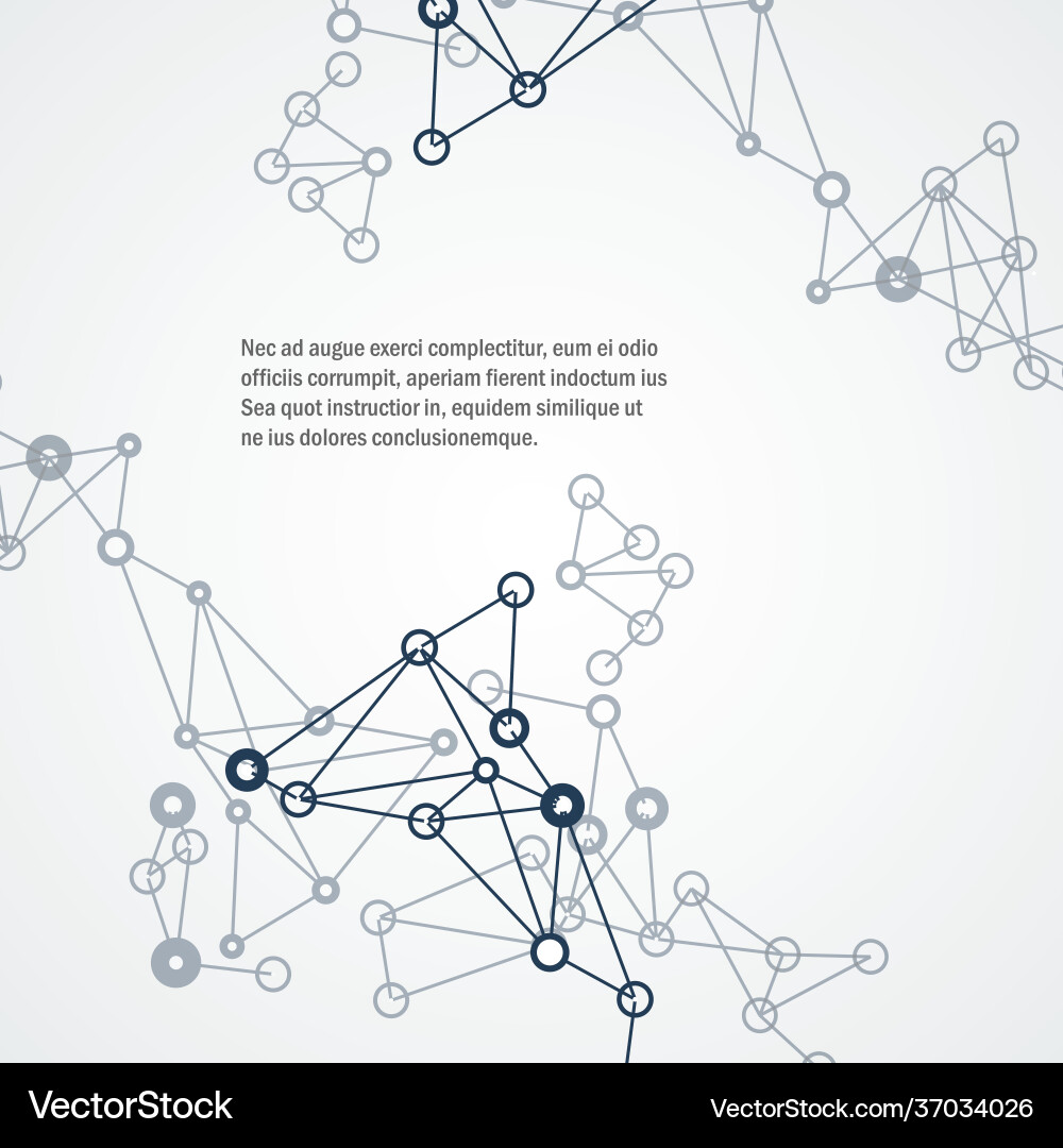 Connection pattern with dynamic lines Connection pattern with dynamic lines vector image