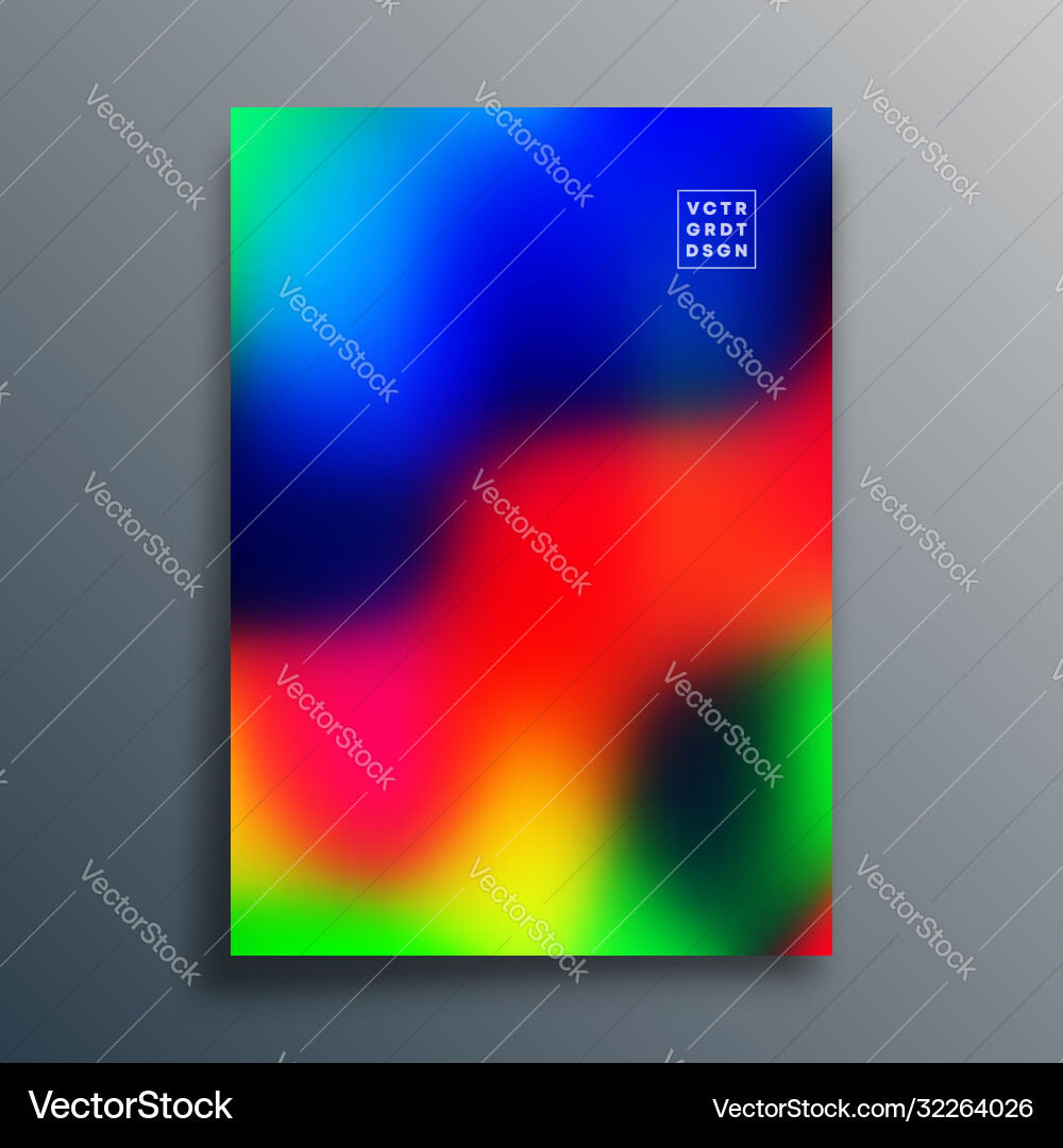 Gradient texture template design for background vector image