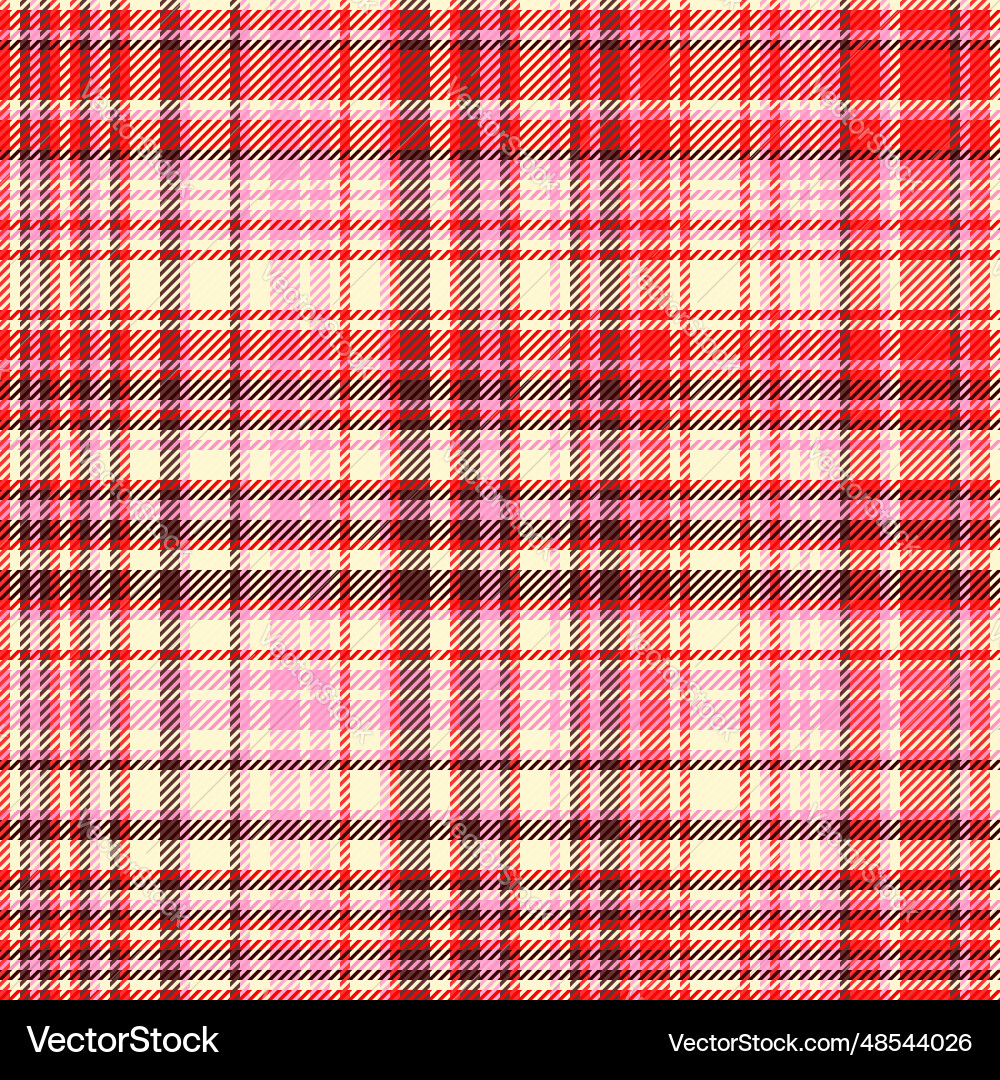 Plaid texture fabric of background pattern Vector Image