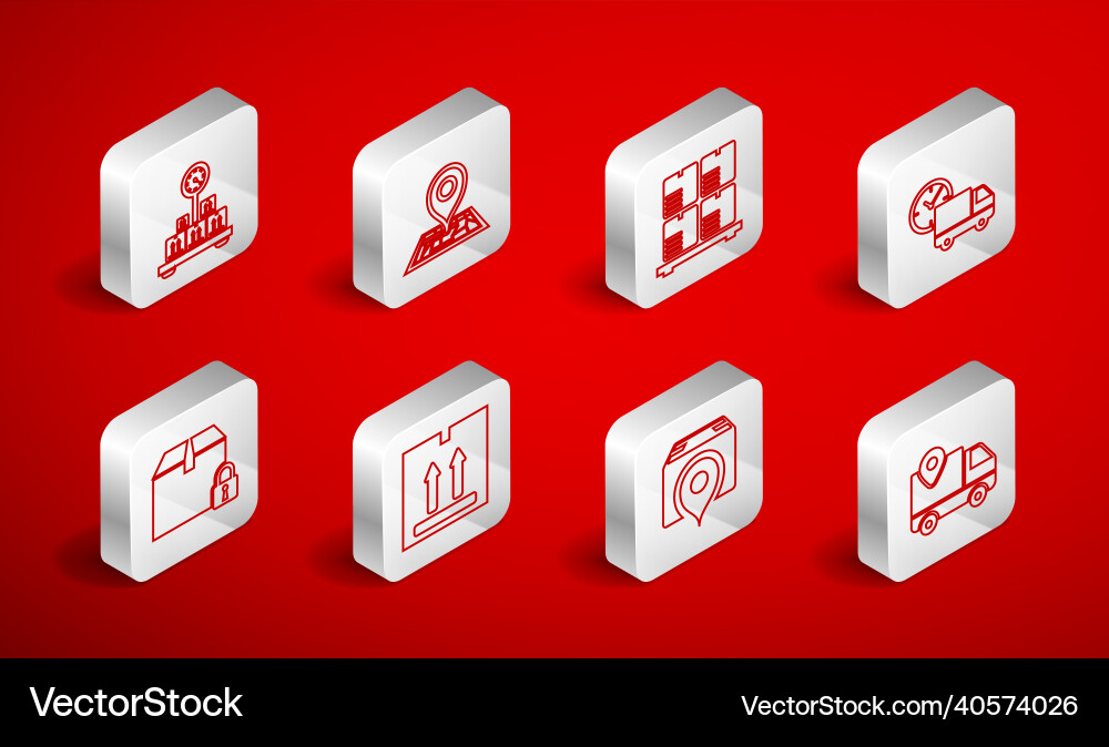 Set line delivery tracking placeholder on map Set line delivery tracking placeholder on map vector image