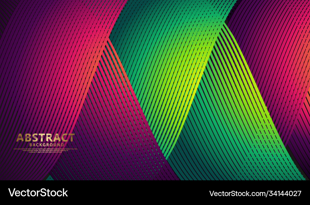 Abstract flow lines background with elegant vector image