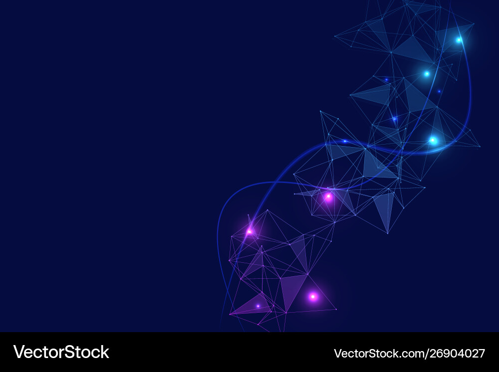 Big data visualization background modern Big data visualization background modern Vector Image