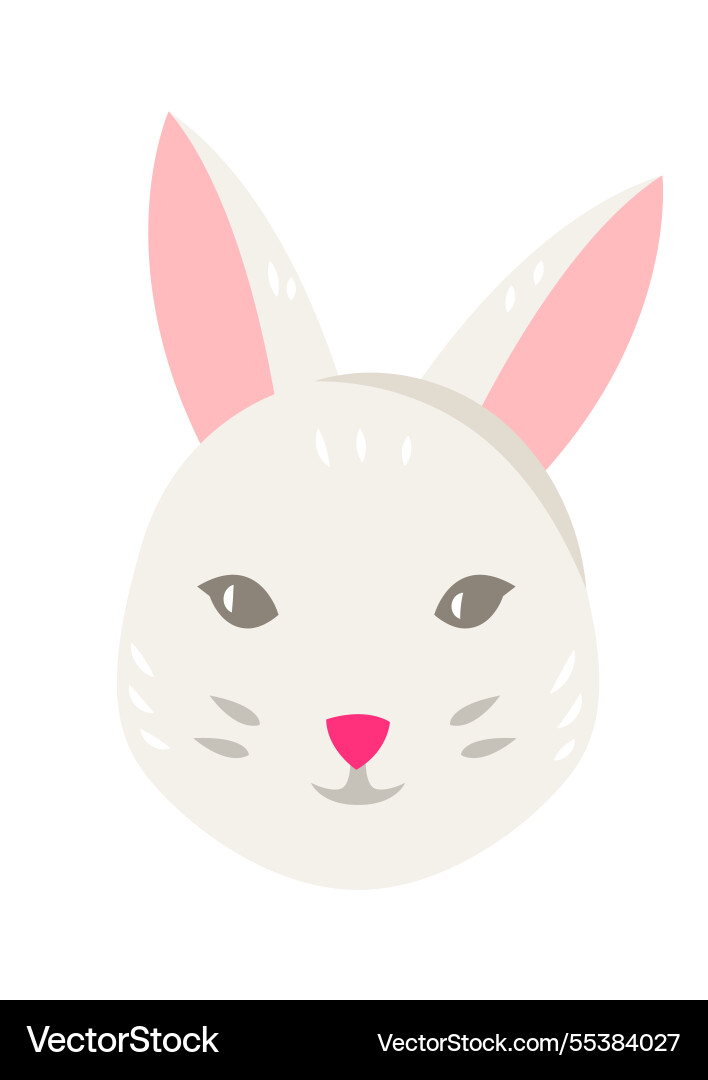 Cute easter bunny Royalty Free Vector Image - VectorStock