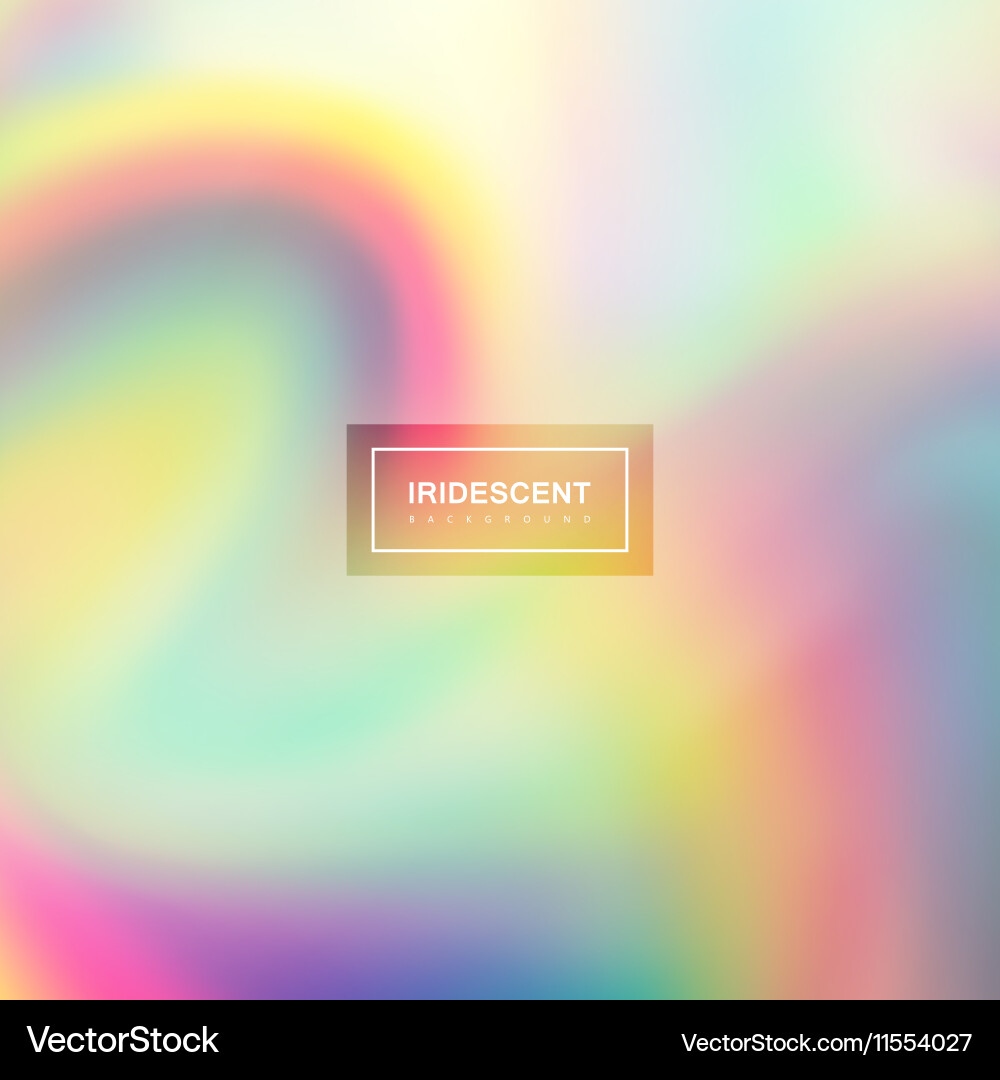 Fluid iridescent multicolored background vector image