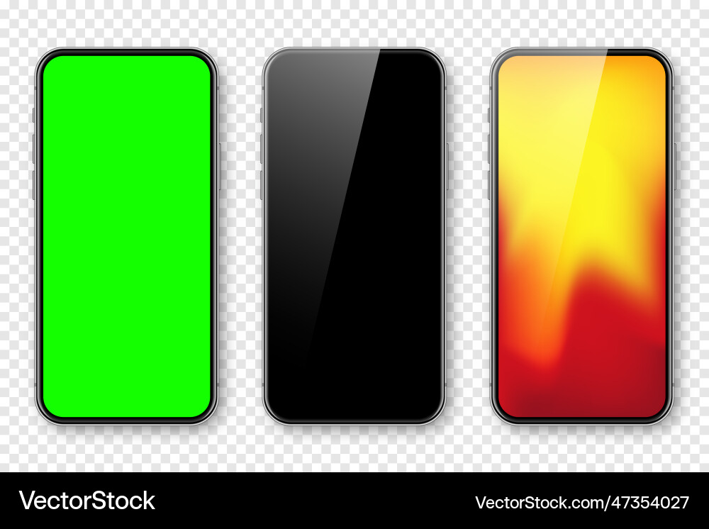 Smartphone with blank touch screen and abstract Smartphone with blank touch screen and abstract vector image