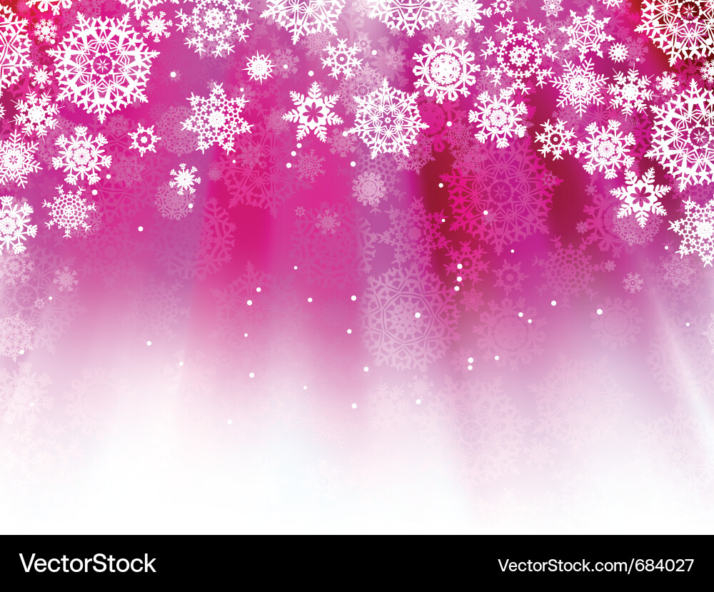 Snowflake background Vector Image