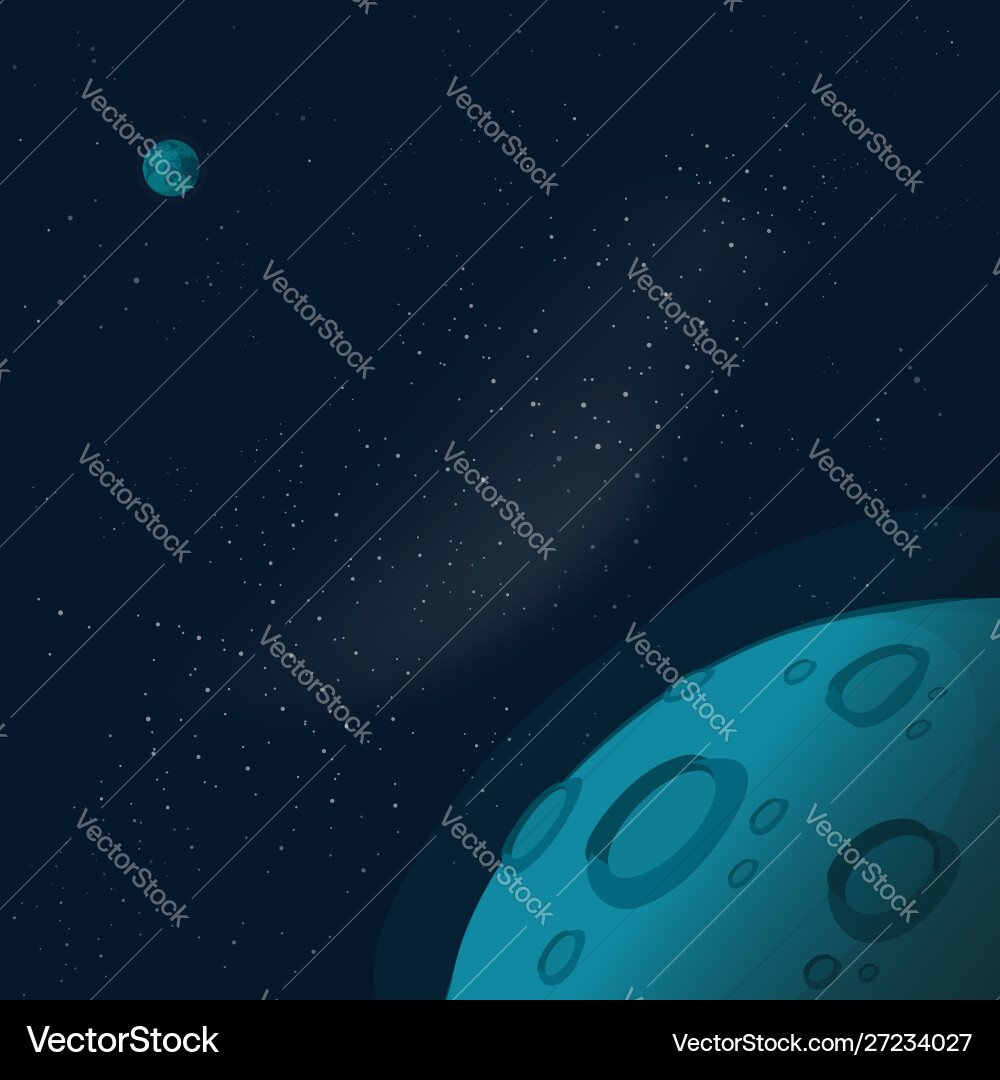 Universe or outer space with copy for text Universe or outer space with copy for text vector image