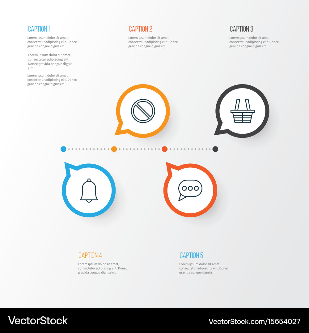 Web icons set collection of shop obstacle Vector Image