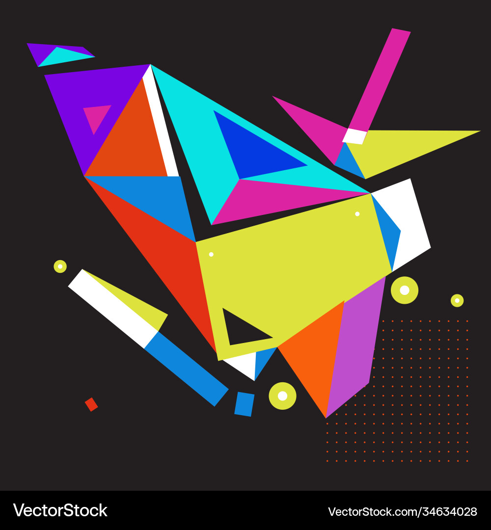 Abstract modern triangles background pattern Abstract modern triangles background pattern vector image