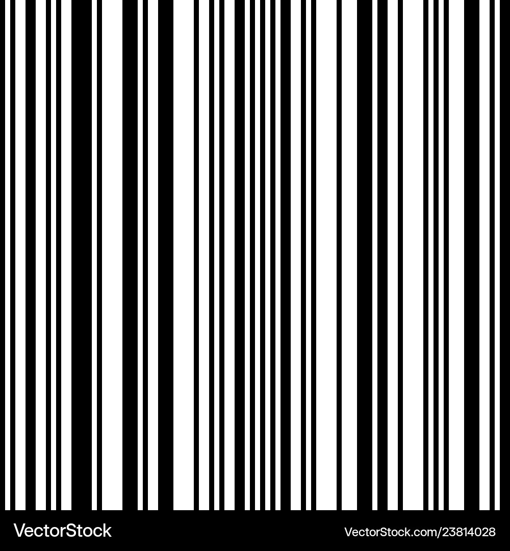 Bar code seamless pattern Bar code seamless pattern vector image