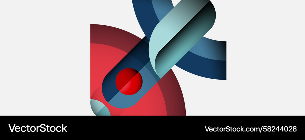 Dynamic Abstract Shapes Vector Image