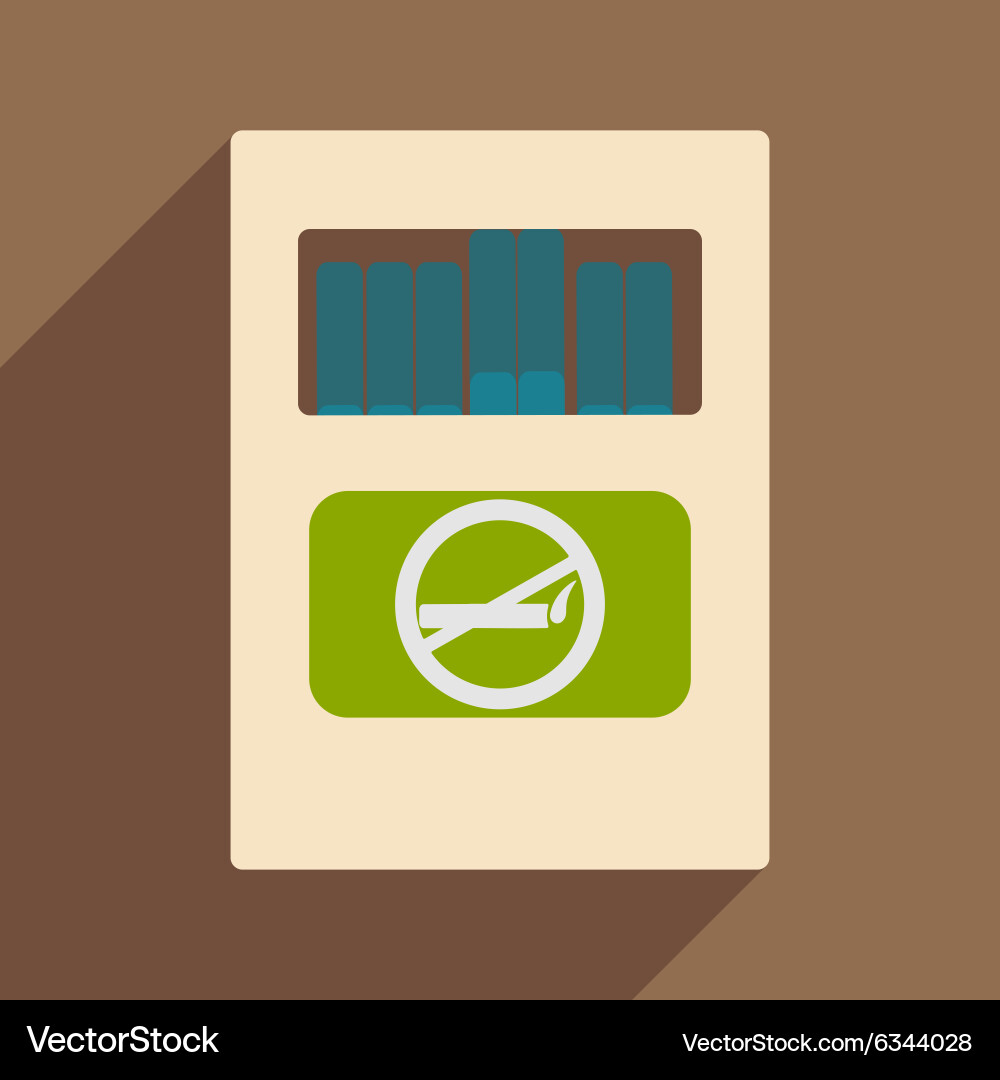 Flat with shadow icon and mobile application pack vector image
