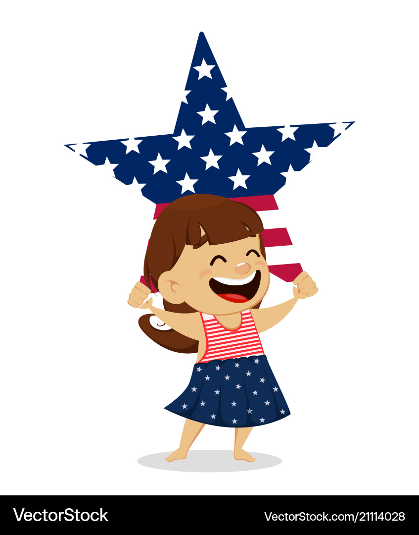 Happy independence day greeting card Vector Image