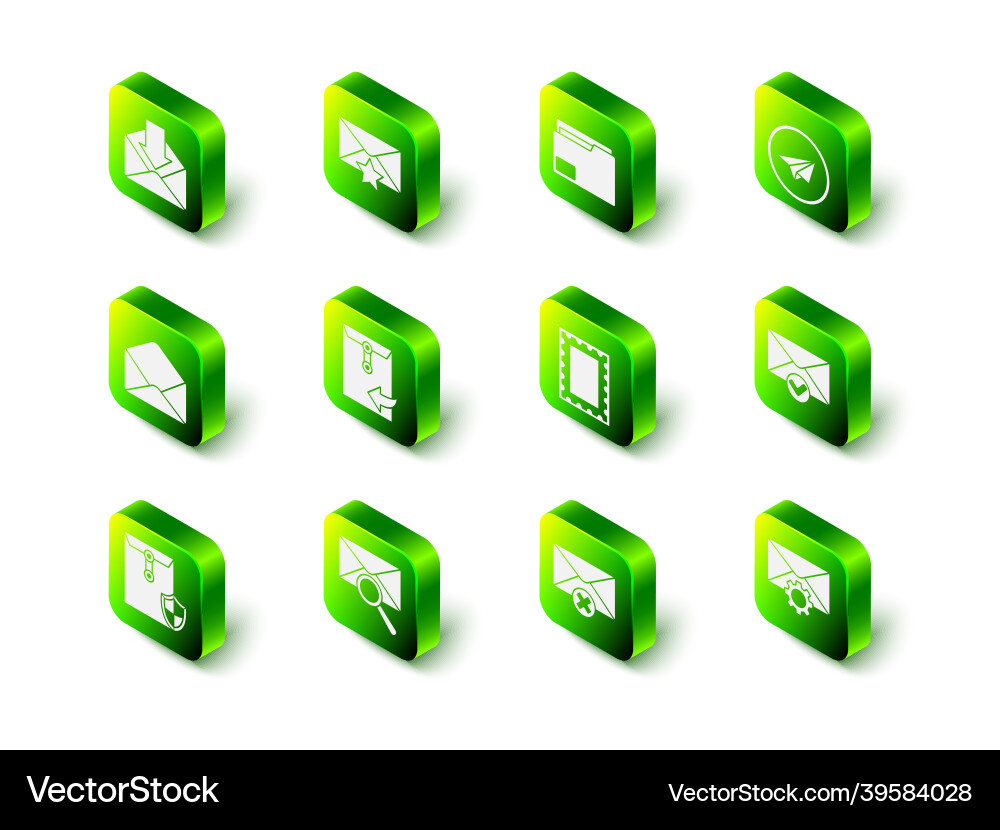 Set envelope with star document folder paper Set envelope with star document folder paper vector image