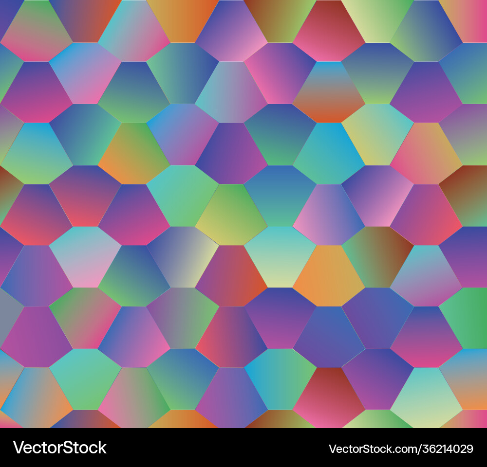 Abstract seamless background with hexagons Abstract seamless background with hexagons vector image