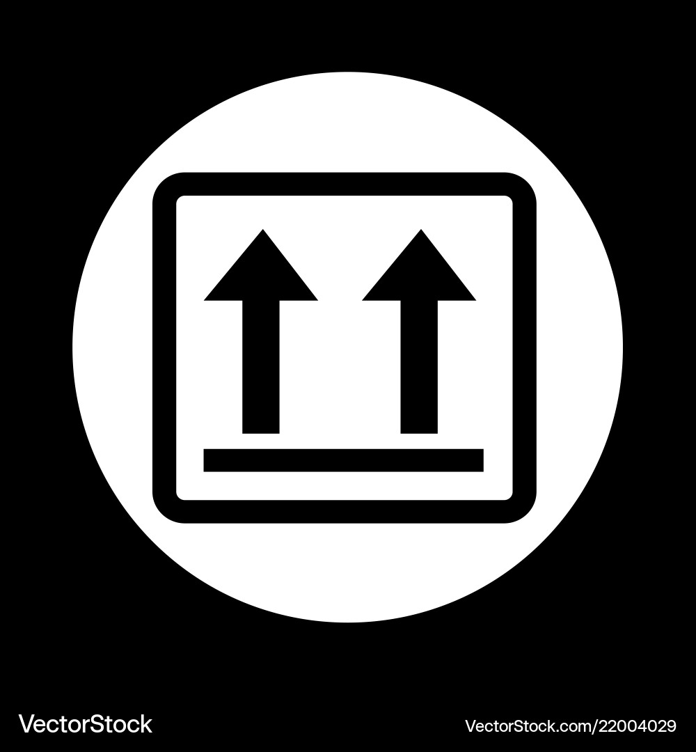 Fragile icon Vector Image