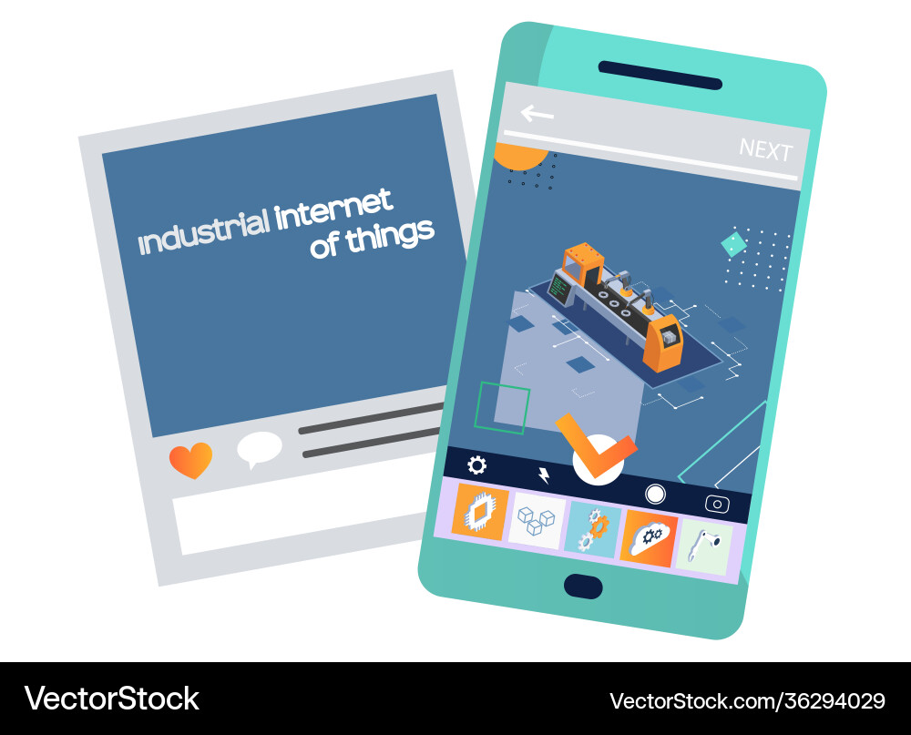 Industrial Automation & Robotics vector image