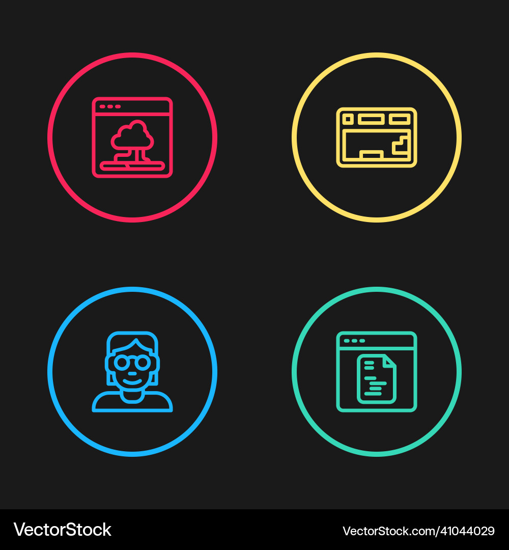 Line Hacker oder Coder Software Tastatur Line Hacker oder Coder Software Tastatur vektorbild
