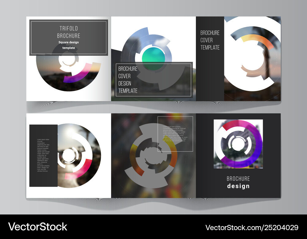 Minimal editable layout square Minimal editable layout square vector image