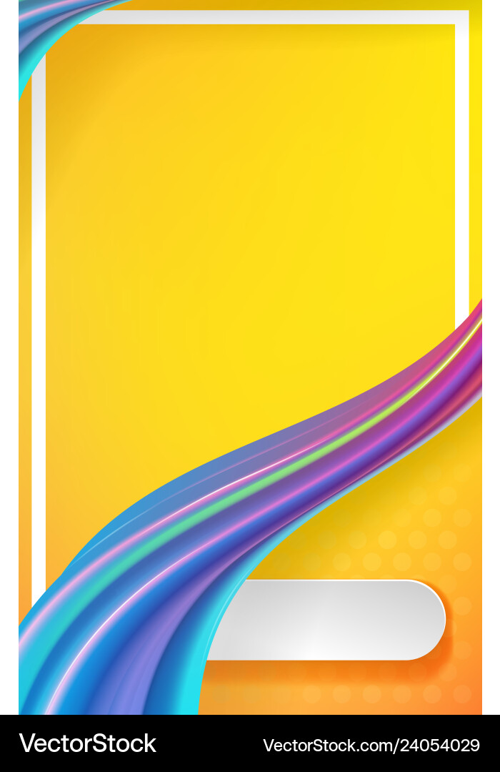 Modern abstract background with waves and lines vector image