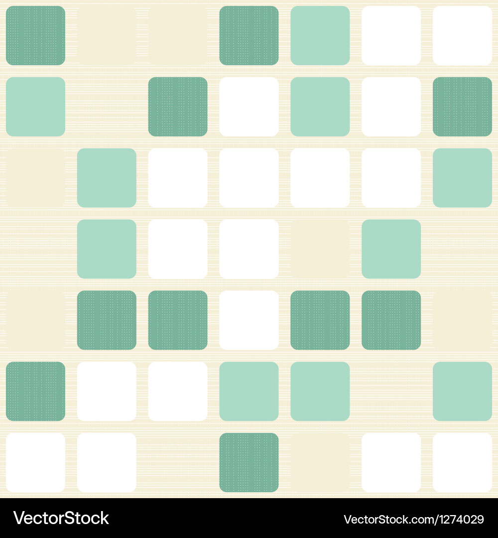 Turquoise retro patterns Vector Image