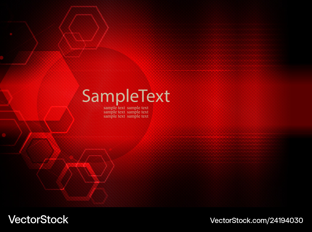 Geometric design in red with a textural effect vector image
